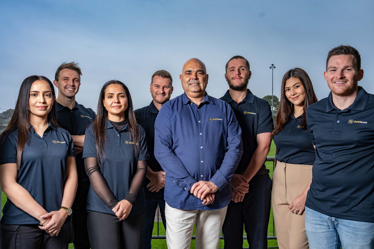 The Goldsure team, licensed plumbers and electricians
